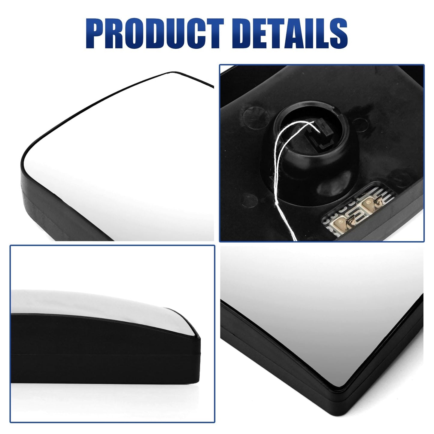 Freightliner Cascadia Heated Mirror Glass (2007–2018) – Small Convex Wide - Angle - RoadWest Truck Parts - B09WTZ46JS - High Soar