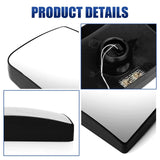 Freightliner Cascadia Heated Mirror Glass (2007–2018) – Small Convex Wide - Angle - RoadWest Truck Parts - B09WTZ46JS - High Soar