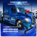 Freightliner Cascadia Hood Mirror Assembly Pair – Heated, Black (2018–2020) - RoadWest Truck Parts - B09WTTB7HH - High Soar