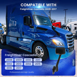 Freightliner Cascadia Hood Mirror – Black (2008–2017) (RH Passenger) - RoadWest Truck Parts - B09WTZ2D5C - High Soar