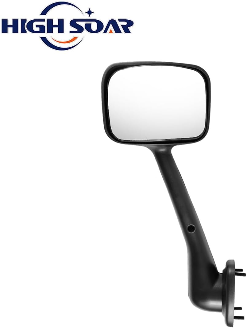 Freightliner Cascadia Hood Mirror – Black (2008–2017) (RH Passenger) - RoadWest Truck Parts - B09WTZ2D5C - High Soar