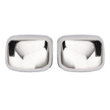 Freightliner Cascadia Hood Mirror Covers Pair (2008–2017) – Chrome / Black - RoadWest Truck Parts - B09MS37F5W - High Soar