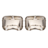 Freightliner Cascadia Hood Mirror Covers Pair (2008–2017) – Chrome / Black - RoadWest Truck Parts - B09WT52K4R - High Soar