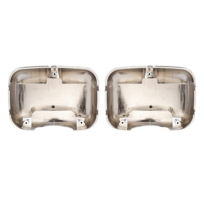 Freightliner Cascadia Hood Mirror Covers Pair (2008–2017) – Chrome / Black - RoadWest Truck Parts - B09WT52K4R - High Soar