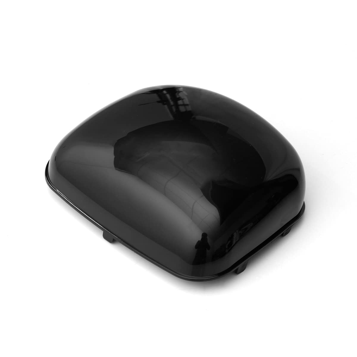 Freightliner Cascadia Hood Mirror Covers Pair (2008–2017) – Chrome / Black - RoadWest Truck Parts - B09WT52K4R - High Soar