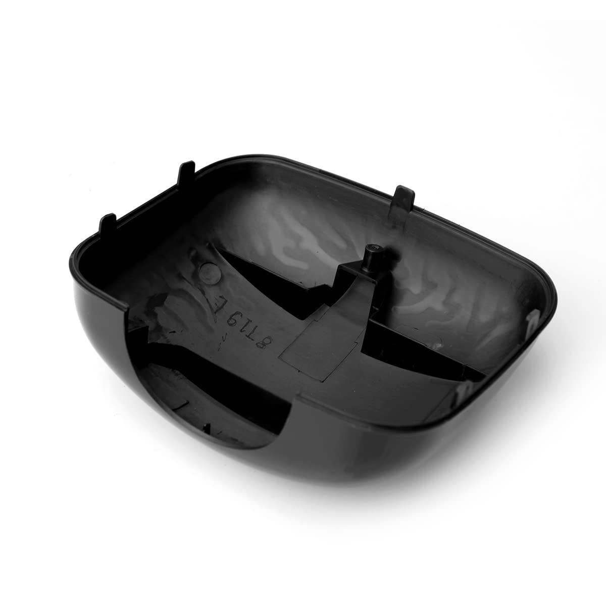 Freightliner Cascadia Hood Mirror Covers Pair (2008–2017) – Chrome / Black - RoadWest Truck Parts - B09WT52K4R - High Soar