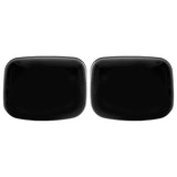 Freightliner Cascadia Hood Mirror Covers Pair (2008–2017) – Chrome / Black - RoadWest Truck Parts - B09WT52K4R - High Soar
