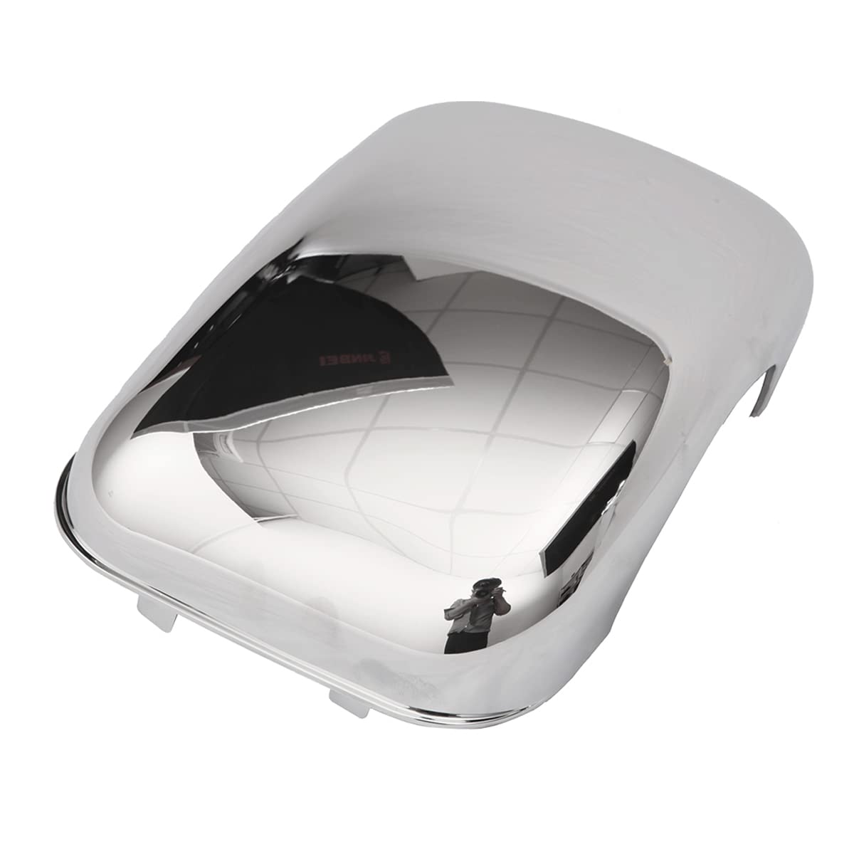 Freightliner Cascadia Hood Mirror Covers Pair (2008–2017) – Chrome / Black - RoadWest Truck Parts - B09WT52K4R - High Soar