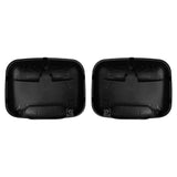 Freightliner Cascadia Hood Mirror Covers Pair (2008–2017) – Chrome / Black - RoadWest Truck Parts - B09WT52K4R - High Soar