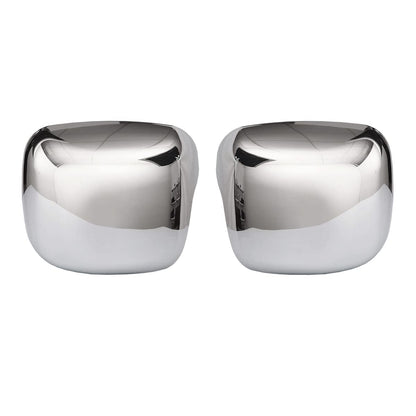 Freightliner Cascadia Hood Mirror Covers Pair – Chrome (2018–2021) - RoadWest Truck Parts - B09WTYZWKB - High Soar