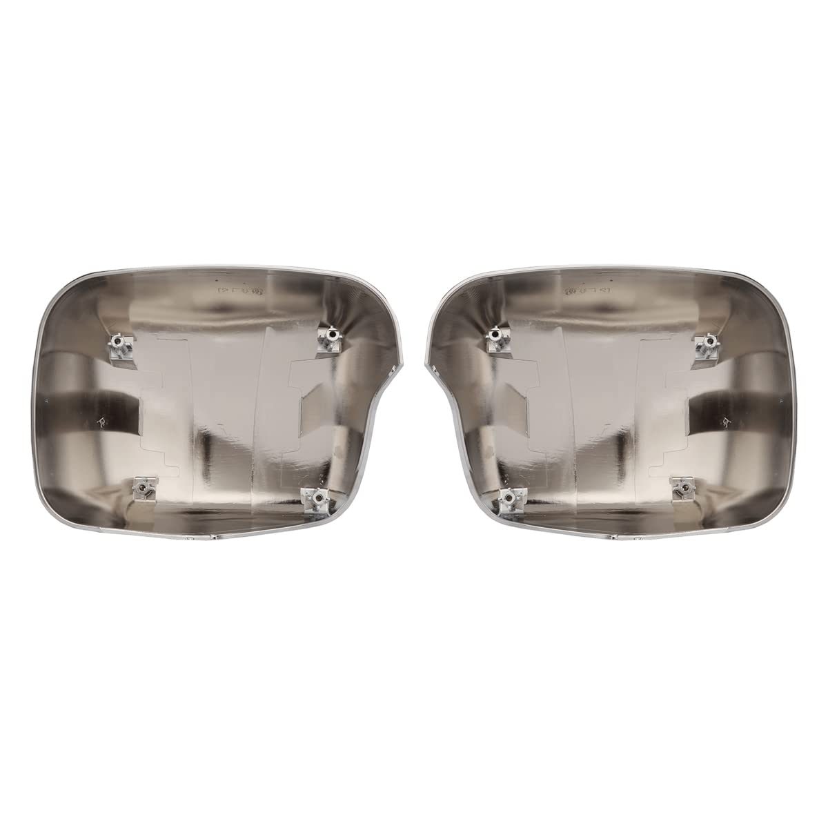 Freightliner Cascadia Hood Mirror Covers Pair – Chrome (2018–2021) - RoadWest Truck Parts - B09WTYZWKB - High Soar