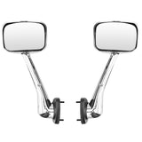 Freightliner Cascadia Hood Mirrors Pair (2008–2017) – Chrome (Driver & Passenger) - RoadWest Truck Parts - B09WTHP1DK - High Soar