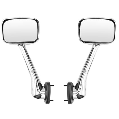 Freightliner Cascadia Hood Mirrors Pair (2008–2017) – Chrome (Driver & Passenger) - RoadWest Truck Parts - B09WTHP1DK - High Soar