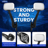 Freightliner Cascadia Hood Mirrors Pair – Chrome (2008–2017) (LH+RH) - RoadWest Truck Parts - B08DXL9GSV - High Soar