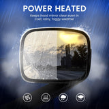 Freightliner Cascadia Hood Mirrors Pair – Heated, Chrome (2018–2020) - RoadWest Truck Parts - B09WTTHXMH - High Soar