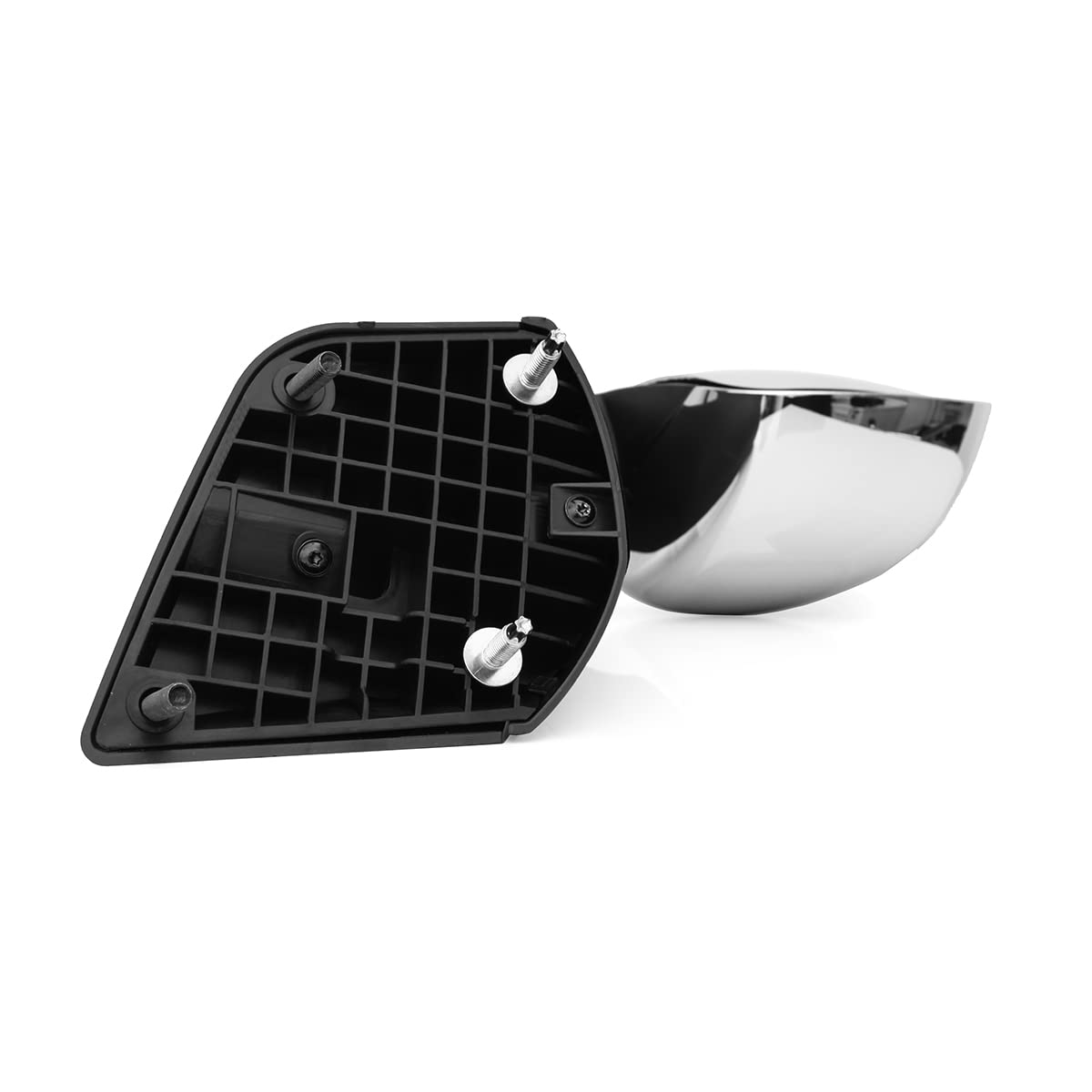 Freightliner Cascadia Hood Mirrors Pair – Heated, Chrome (2018–2020) - RoadWest Truck Parts - B09WTTHXMH - High Soar