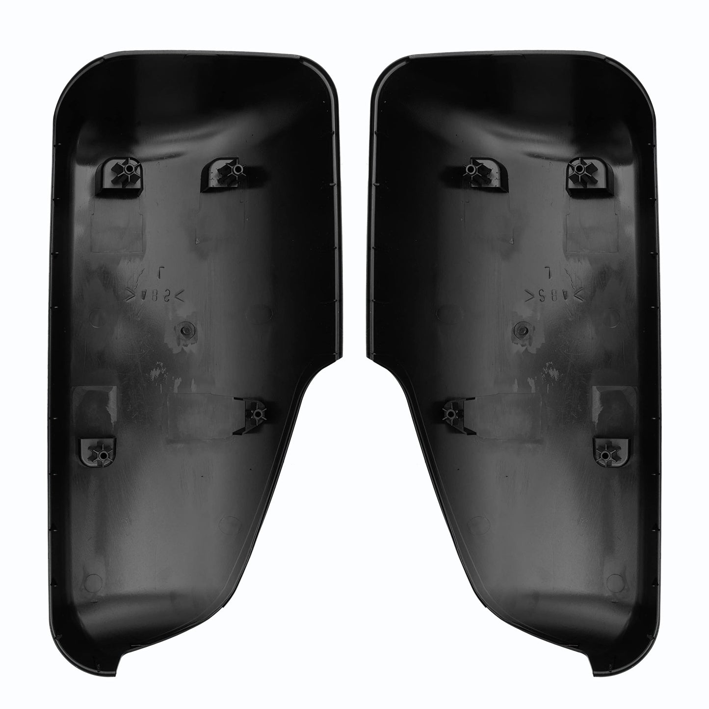 Freightliner Cascadia Mirror Covers Pair – Black (2018–2021) - RoadWest Truck Parts - MZ-8604B-L&RA - High Soar