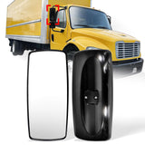 Freightliner Columbia 112/120 & M2 100/106 Main Mirror – Manual Convex, Windshield Mount (Left/Right) - RoadWest Truck Parts - B09WTPBJ2K - High Soar