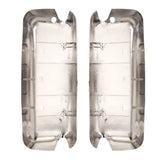 Freightliner Columbia Mirror Covers Pair (2005–2015) – Black / Grey / Chrome - RoadWest Truck Parts - B08DXGNW7Z - High Soar