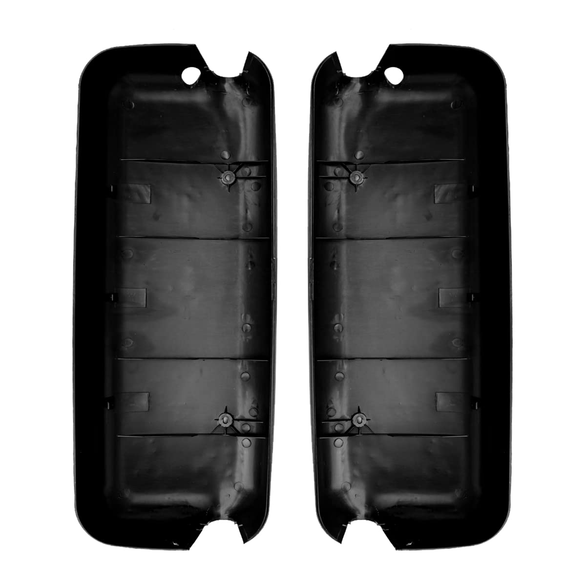 Freightliner Columbia Mirror Covers Pair (2005–2015) – Black / Grey / Chrome - RoadWest Truck Parts - B09WV5C285 - High Soar