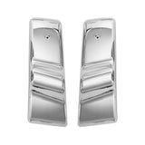Freightliner Columbia/Century Door Mirror Cover + Arm Housing Pair – Chrome / Black (LH+RH) - RoadWest Truck Parts - B0BFQZ42QH - High Soar