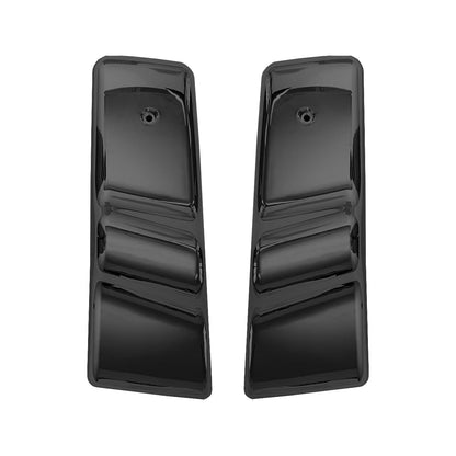 Freightliner Columbia/Century Door Mirror Cover + Arm Housing Pair – Chrome / Black (LH+RH) - RoadWest Truck Parts - B0BFQZ42QH - High Soar