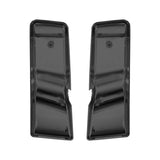 Freightliner Columbia/Century Door Mirror Cover + Arm Housing Pair – Chrome / Black (LH+RH) - RoadWest Truck Parts - B0BFQZ42QH - High Soar