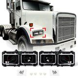 Freightliner FLD 112/120 4×6 Headlight Housing Base – 3 - Pin Connector (1989–2003) (LH+RH) - RoadWest Truck Parts - B09XDQWVL9 - High Soar