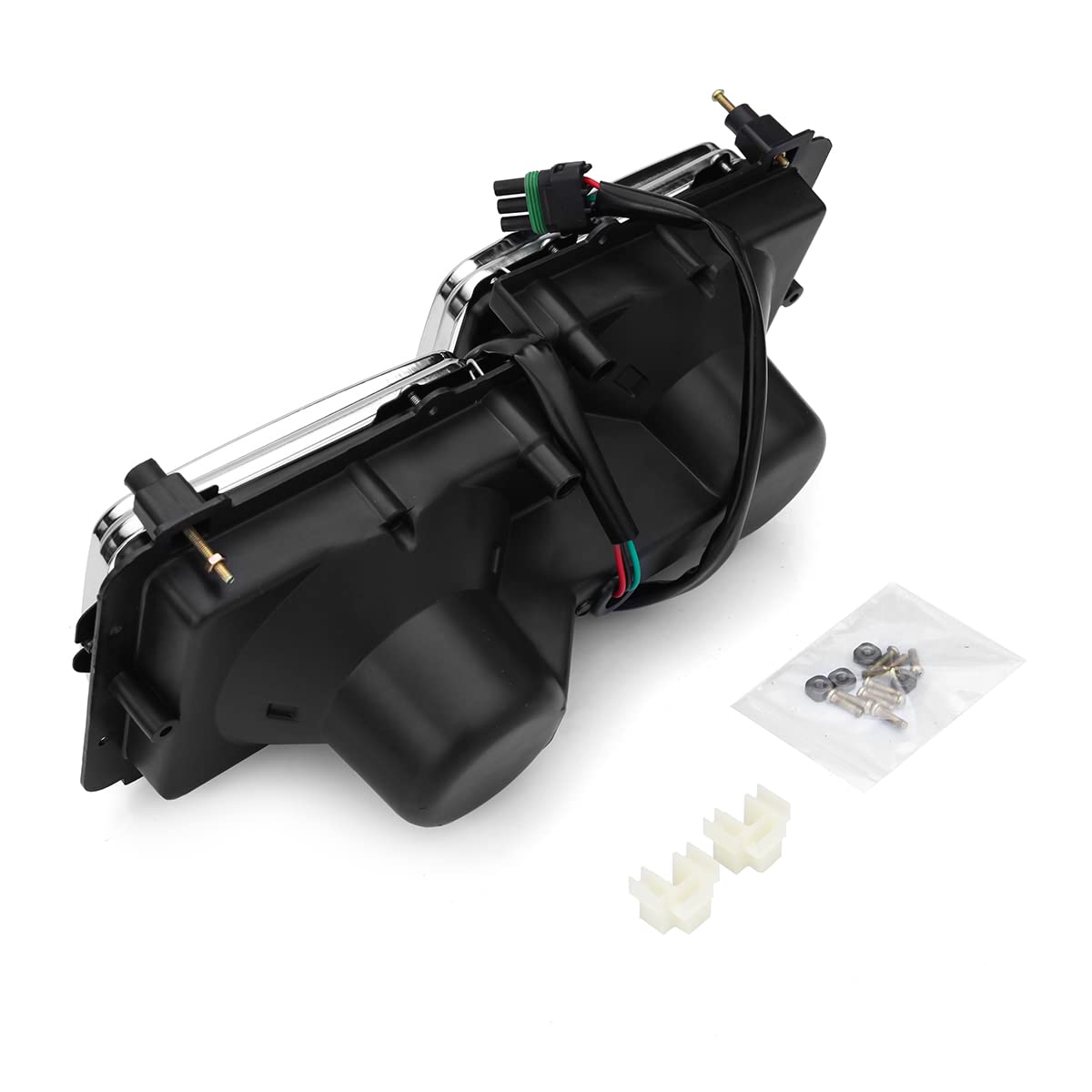 Freightliner FLD 112/120 4×6 Headlight Housing Base – 3 - Pin Connector (1989–2003) (LH+RH) - RoadWest Truck Parts - B09XDQWVL9 - High Soar