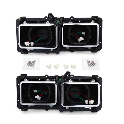 Freightliner FLD 112/120 4×6 Headlight Housing Base – 3 - Pin Connector (1989–2003) (LH+RH) - RoadWest Truck Parts - B09XDQWVL9 - High Soar