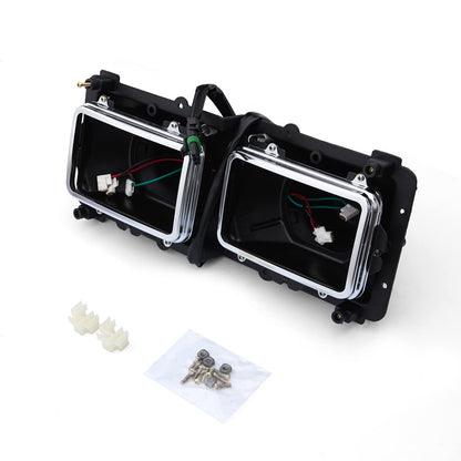 Freightliner FLD 112/120 4×6 Headlight Housing Base – 3 - Pin Connector (1989–2003) (LH+RH) - RoadWest Truck Parts - B09XDQWVL9 - High Soar