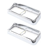 Freightliner FLD Classic XL 4×6 Headlight Bezel w/ 12" LED Amber Strip - RoadWest Truck Parts - MZ-6657WW - High Soar