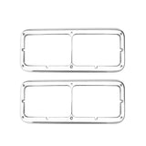 Freightliner FLD Classic XL/120/132 Headlight Bezel – Chrome LED 12" Amber (3 - 2048 - 3) - RoadWest Truck Parts - B09V7CNNJN - High Soar