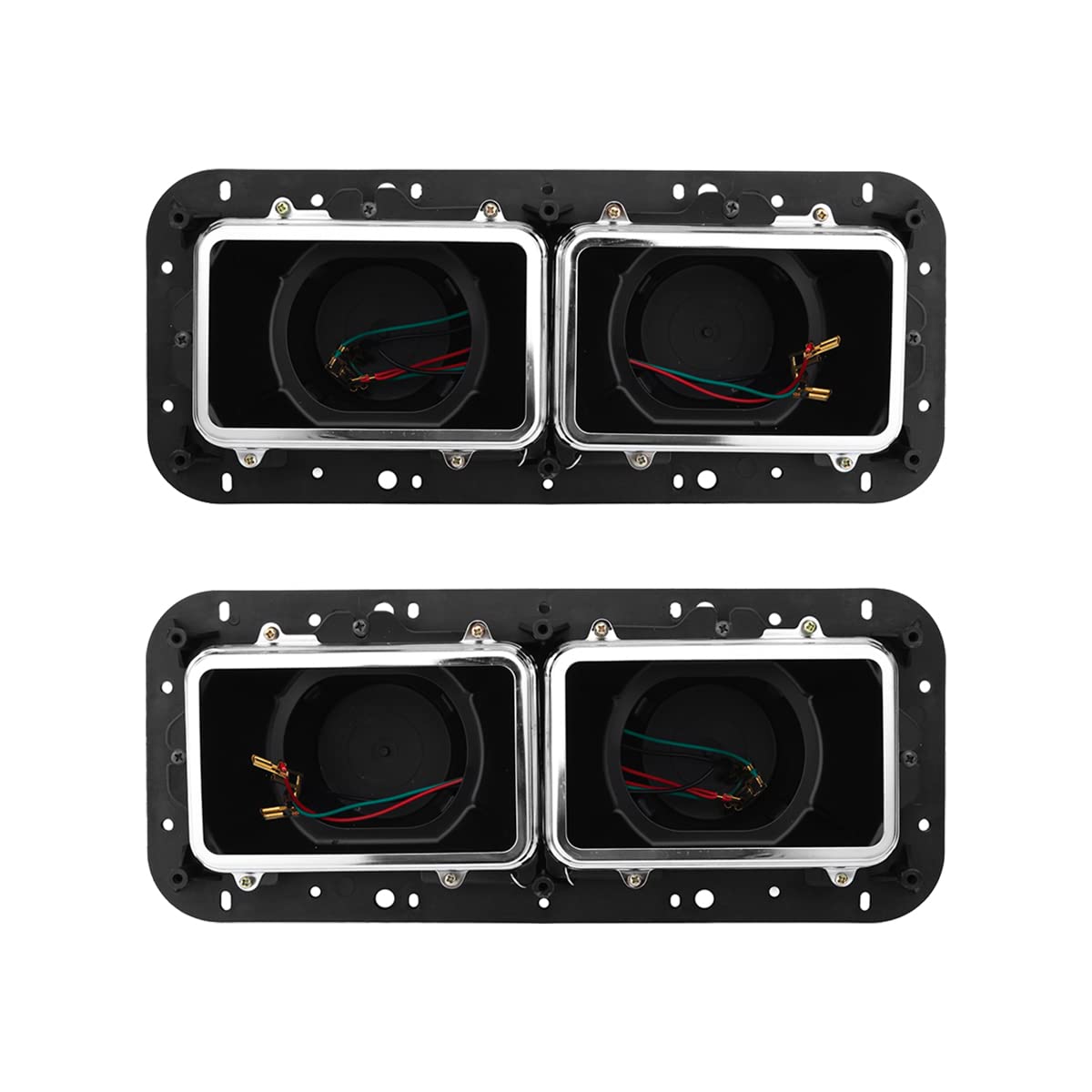Freightliner FLD120/Classic XL 4×6 Headlight Housing Base + Harness - RoadWest Truck Parts - B09M6CTK8H - High Soar