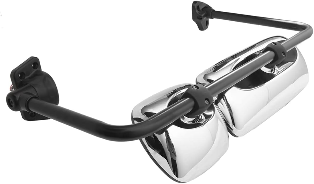 Freightliner M2 100/106 & Columbia Door Mirror w/ Arm – Chrome Heated (2004–2016) (LH Driver) - RoadWest Truck Parts - B09TFGJRZ1 - High Soar