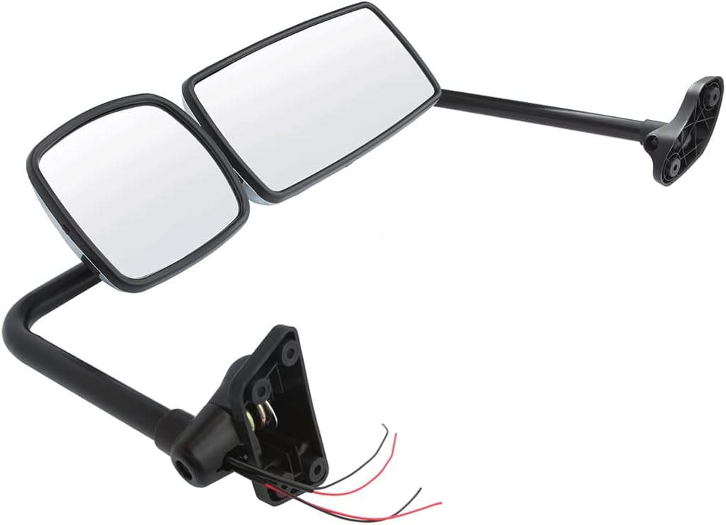 Freightliner M2 100/106 & Columbia Door Mirror w/ Arm – Chrome Heated (2004–2016) (LH Driver) - RoadWest Truck Parts - B09TFGJRZ1 - High Soar