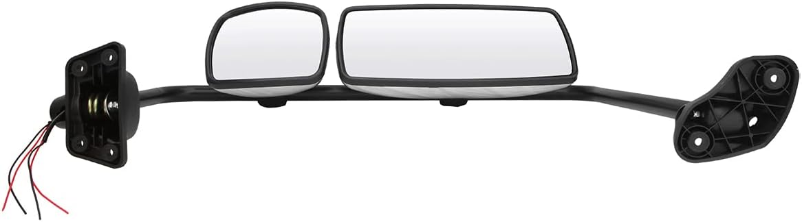 Freightliner M2 100/106 & Columbia Door Mirror w/ Arm – Chrome Heated (2004–2016) (LH Driver) - RoadWest Truck Parts - B09TFGJRZ1 - High Soar