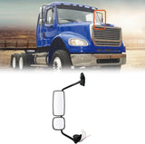 Freightliner M2 100/106 & Columbia Door Mirror w/ Arm – Chrome Heated (2004–2016) (LH Driver) - RoadWest Truck Parts - B09TFGJRZ1 - High Soar