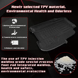 Freightliner M2 106/112 Floor Mats (2003–2021) – All - Weather TPV, Front Set - RoadWest Truck Parts - B0FW4WHW6F - High Soar