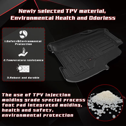 Freightliner M2 106/112 Floor Mats (2003–2021) – All - Weather TPV, Front Set - RoadWest Truck Parts - B0FW4WHW6F - High Soar