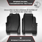 Freightliner M2 106/112 Floor Mats (2003–2021) – All - Weather TPV, Front Set - RoadWest Truck Parts - B0FW4WHW6F - High Soar
