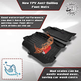 Freightliner M2 106/112 Floor Mats (2003–2021) – All - Weather TPV, Front Set - RoadWest Truck Parts - B0FW4WHW6F - High Soar