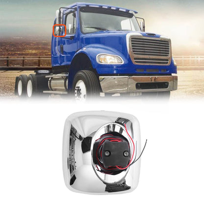 Freightliner M2 Wide - Angle Lower Door Mirror (2004–2016) – Low Profile Convex (Left/Right) - RoadWest Truck Parts - B09YPZ966J - High Soar