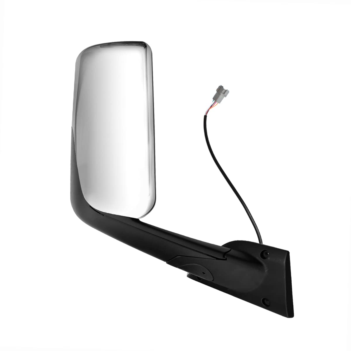 Freightliner New Cascadia Chrome/Heated Hood Mirrors Pair – Convex, Black (2018–2023) (Driver & Passenger) - RoadWest Truck Parts - B0D3GH1RJQ - High Soar