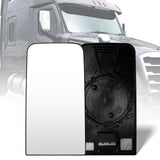 Freightliner New Cascadia Chrome/Heated Hood Mirrors Pair – Convex, Black (2018–2023) (Driver & Passenger) - RoadWest Truck Parts - B0DC6D6546 - High Soar