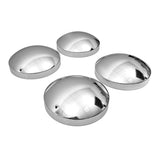 Heavy - Duty Truck 8" Hub Cap Set – Chrome Dome (4pcs) - RoadWest Truck Parts - B0B28T1KY8 - High Soar