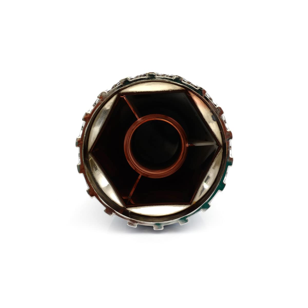 High Soar 33mm Chrome Lug Nut Covers, Thread-On ABS Wheel Axle Nut Caps for Semi Trucks, Cylinder Style Hubcap Accessories, 10 Pack - RoadWest Truck Parts