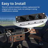 HVAC A/C Control Panel 599 - 008 for Freightliner M2 (Replaces A22 - 57054 - 001) - RoadWest Truck Parts - B0GCJ6MZHB - High Soar