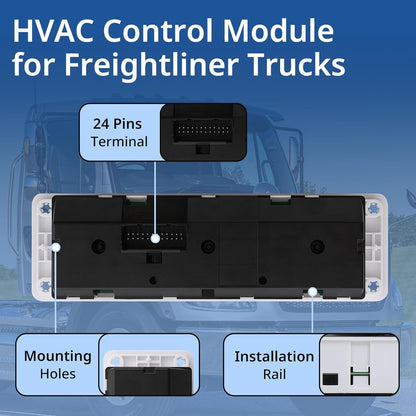 HVAC A/C Control Panel 599 - 008 for Freightliner M2 (Replaces A22 - 57054 - 001) - RoadWest Truck Parts - B0GCJ6MZHB - High Soar