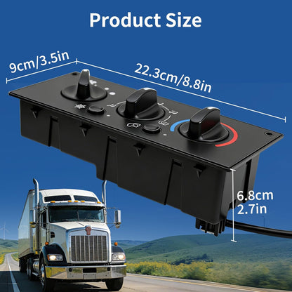 HVAC A/C Control Panel 599 - 5511 for Kenworth W900/T800 (2002–2006) - RoadWest Truck Parts - B0GCG7Q7YZ - High Soar